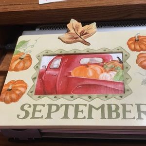 Fall Picture frame made by Exposures